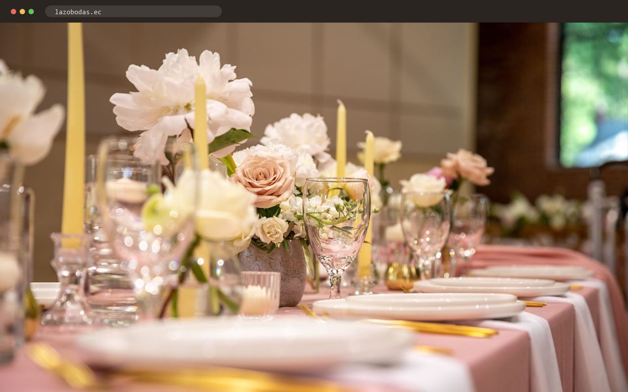 Vista previa de la plantilla Lazo para wedding planners